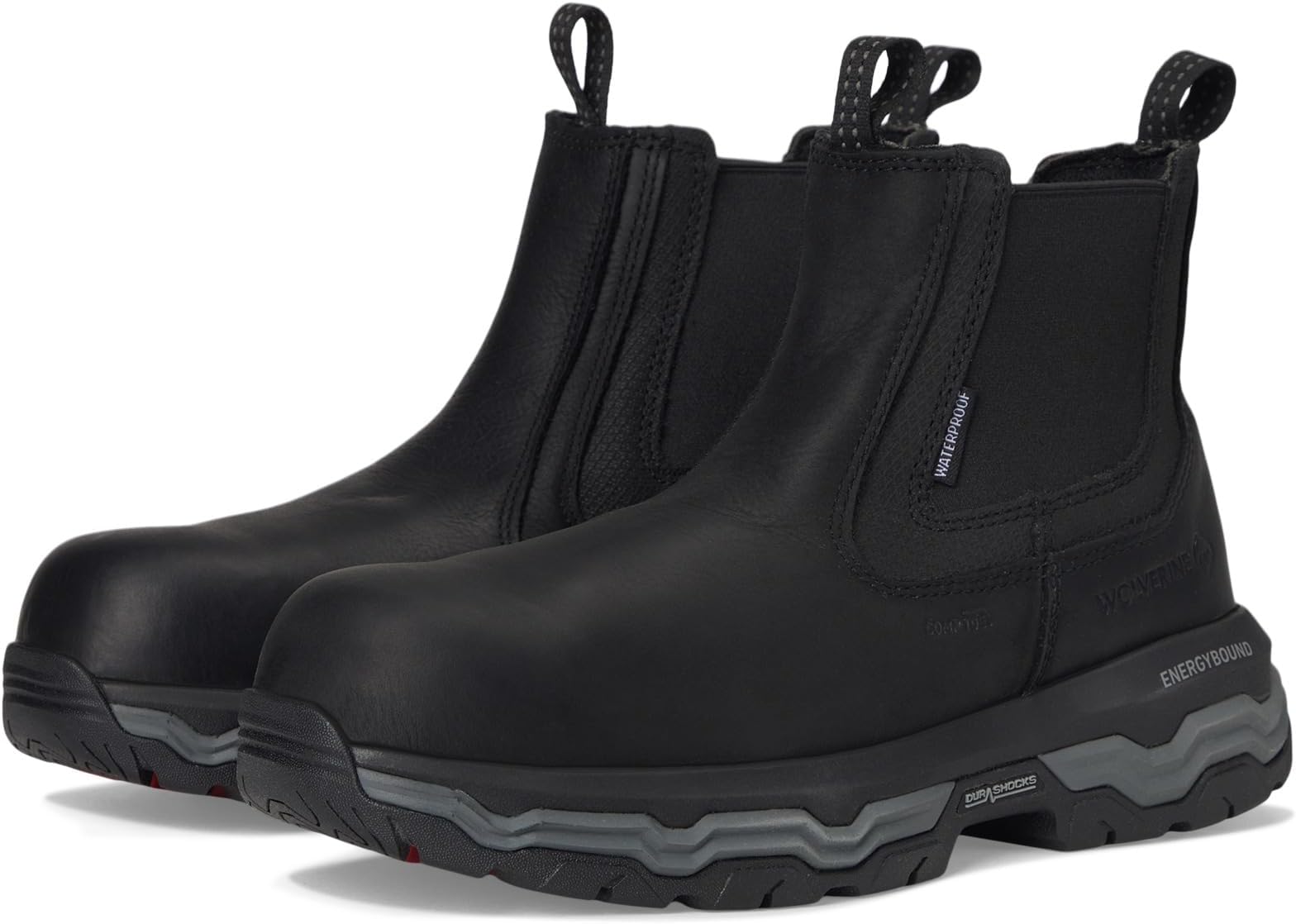 

Ботинки Wolverine Alpha Ft Wolverine Infinity System Carbonmax Slip-on Work Romeo, черный
