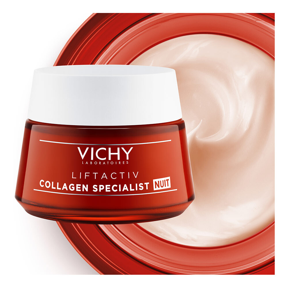 Крем для лица Vichy Laboratoires — Против морщин Liftactiv collagen specialist nuit, 50 мл — фото 3