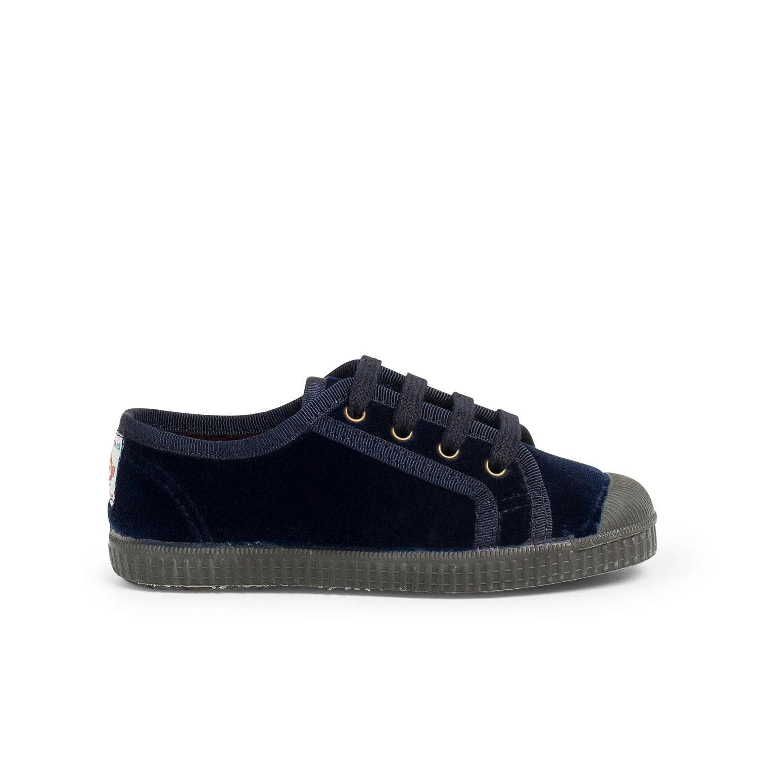 Детские туфли из велюра на шнуровке Pisamonas, Blue