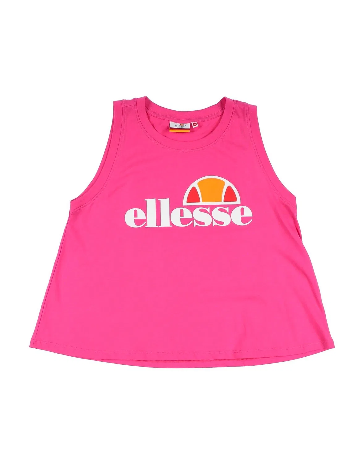 Детская майка с логотипом Ellesse, фуксия
