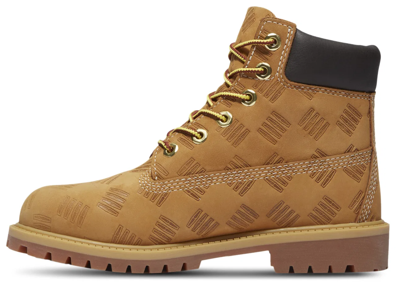 Детские ботинки Premium 6" Waterproof Timberland, цвет Wheat/Wheat — фото 2