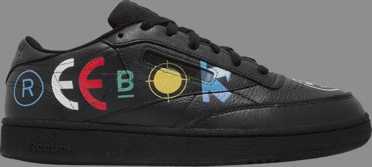 

Кроссовки blackeyepatch x club c 85 'black' Reebok, черный, Черный;серый, Кроссовки blackeyepatch x club c 85 'black' Reebok, черный