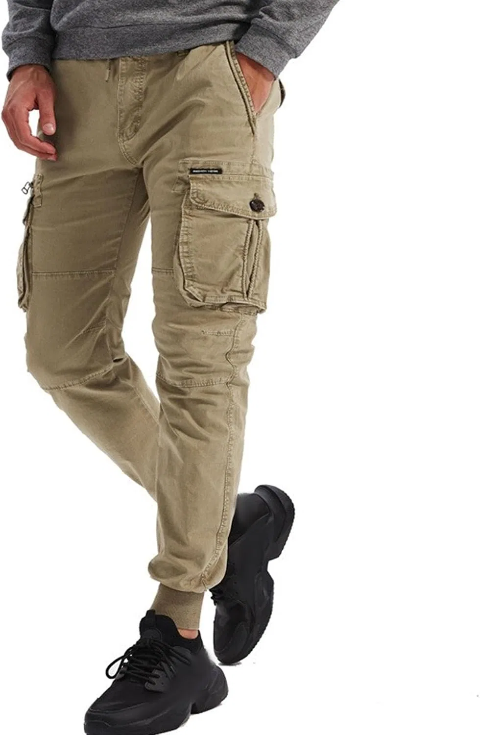 Мужские тактические брюки карго из рипстопа, Military Style, хаки — фото 3