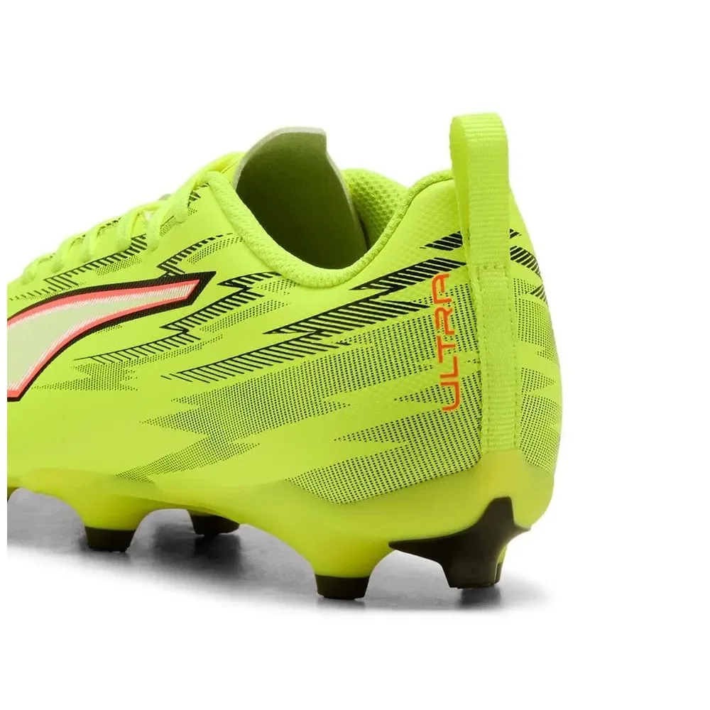 Футбольные бутсы детские Ultra 6 Play FG-AG JR Puma, желтый — фото 2