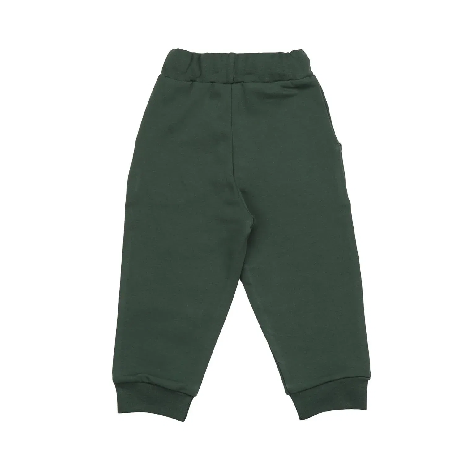 Штаны спортивные детские хлопковые Piquant Green-Jogger Walkiddy, зеленый — фото 2