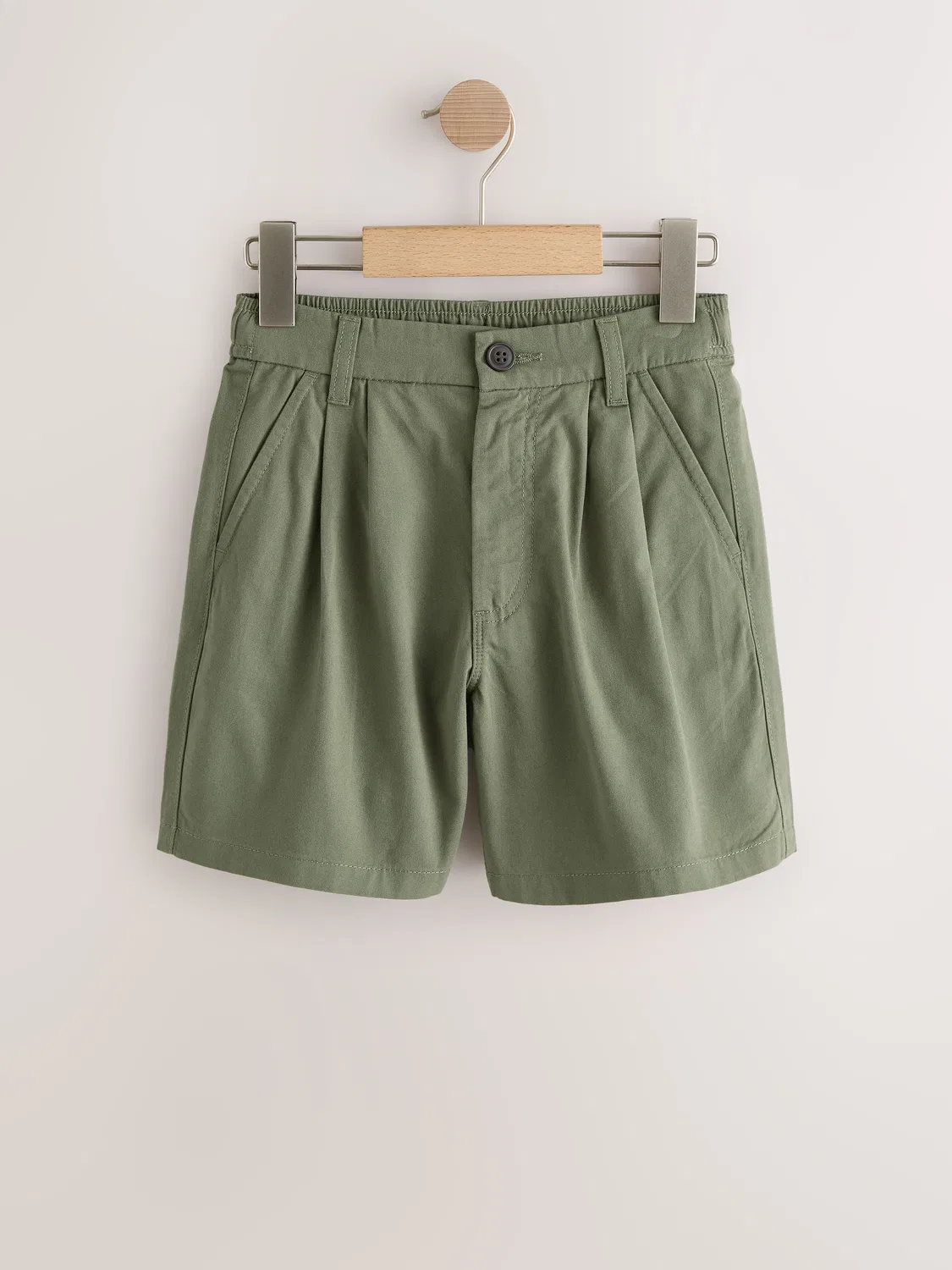 Шорты чинос, широкая посадка, Khaki Green Next