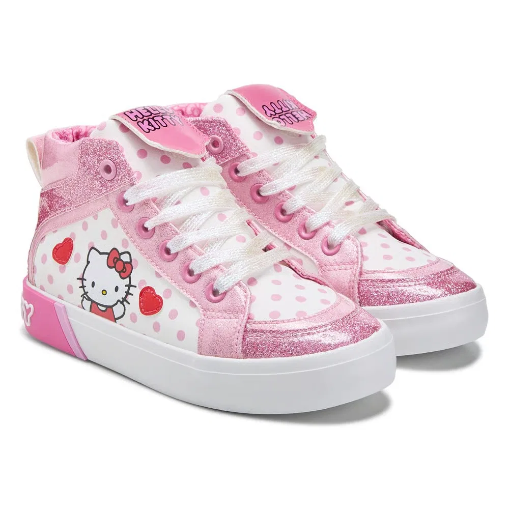 Детские высокие кроссовки Hello Kitty, Pink Multi