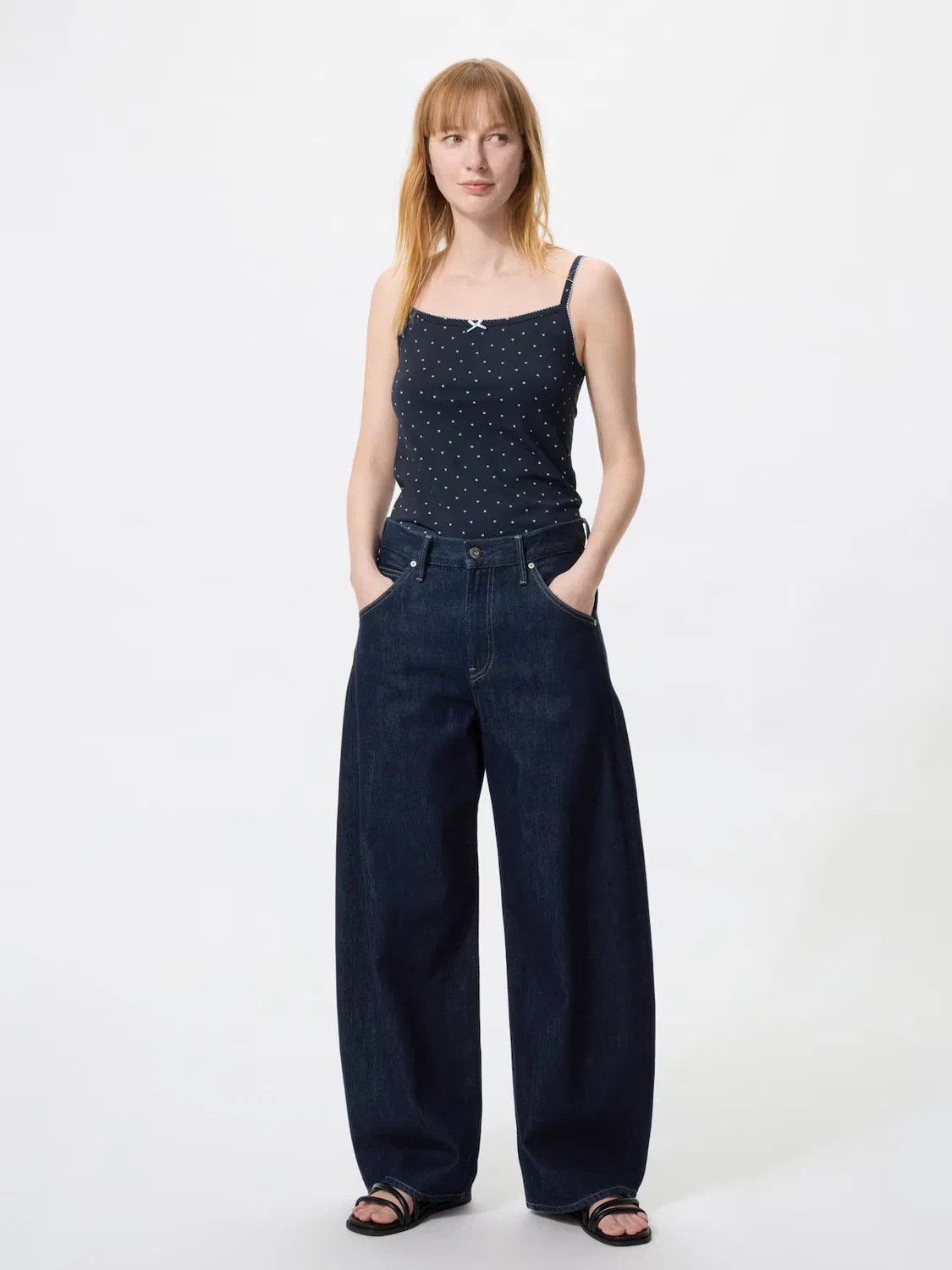 Майка Uniqlo, базовая вещь для гардероба, розовый — фото 2
