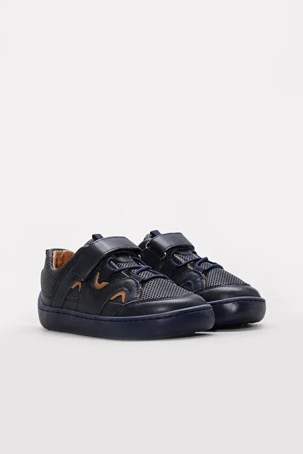 Детские повседневные туфли для мальчиков тропические Ayakkabıhane, Navy Blue — фото 2