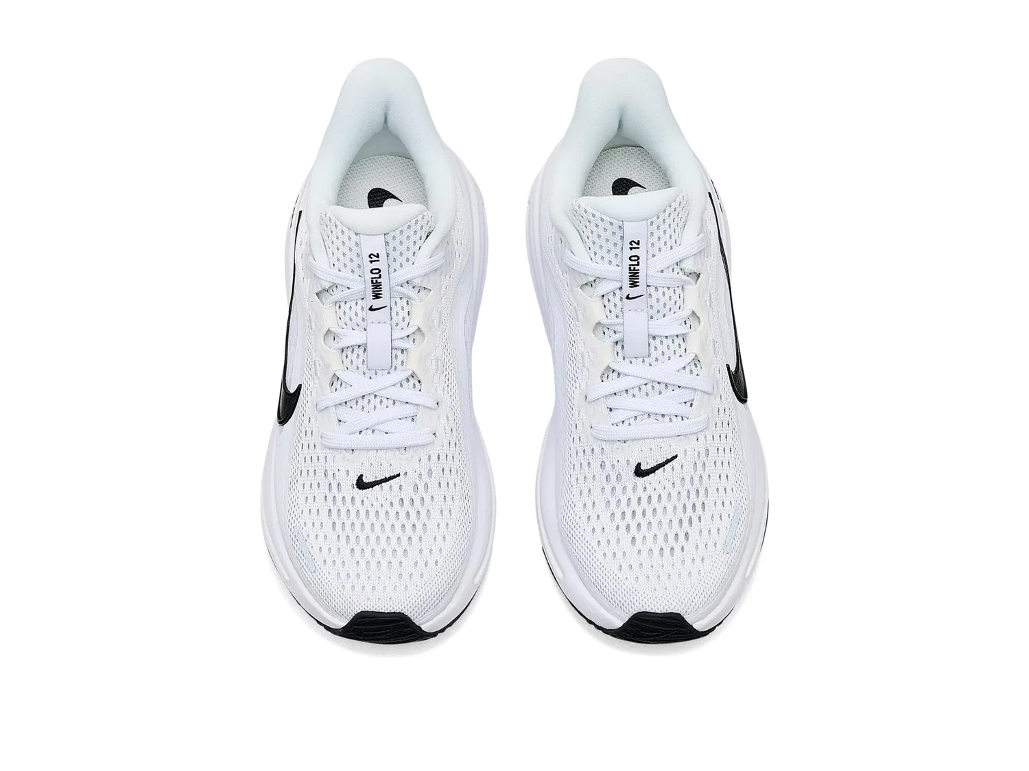 Кроссовки Winflo 12 (для маленьких и больших детей) Nike Kids, White/Black/Pure Platinum — фото 3