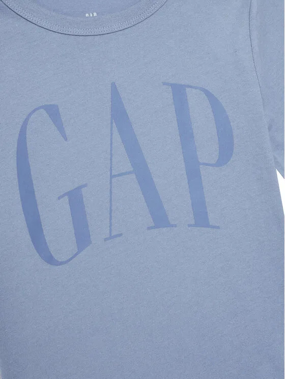 Футболка regular fit Gap, светло-голубой — фото 3