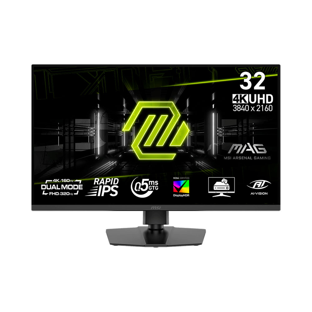 

Монитор MSI MAG 322URDF E16, 31.5", 3840x2160, 320 Гц, Rapid IPS, чёрный