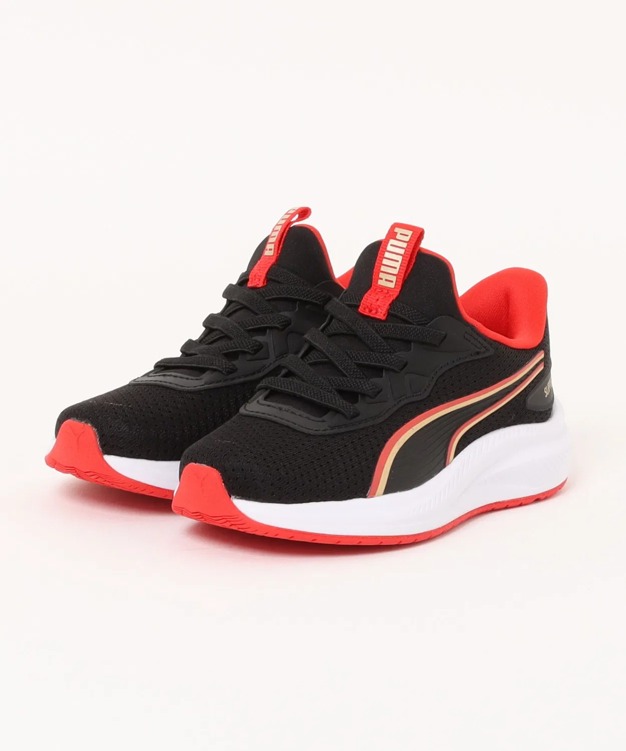 Детские кроссовки с технологией EASE IN, модель Skyrocket Lite 2 Ease In PUMA, Black/F.Red