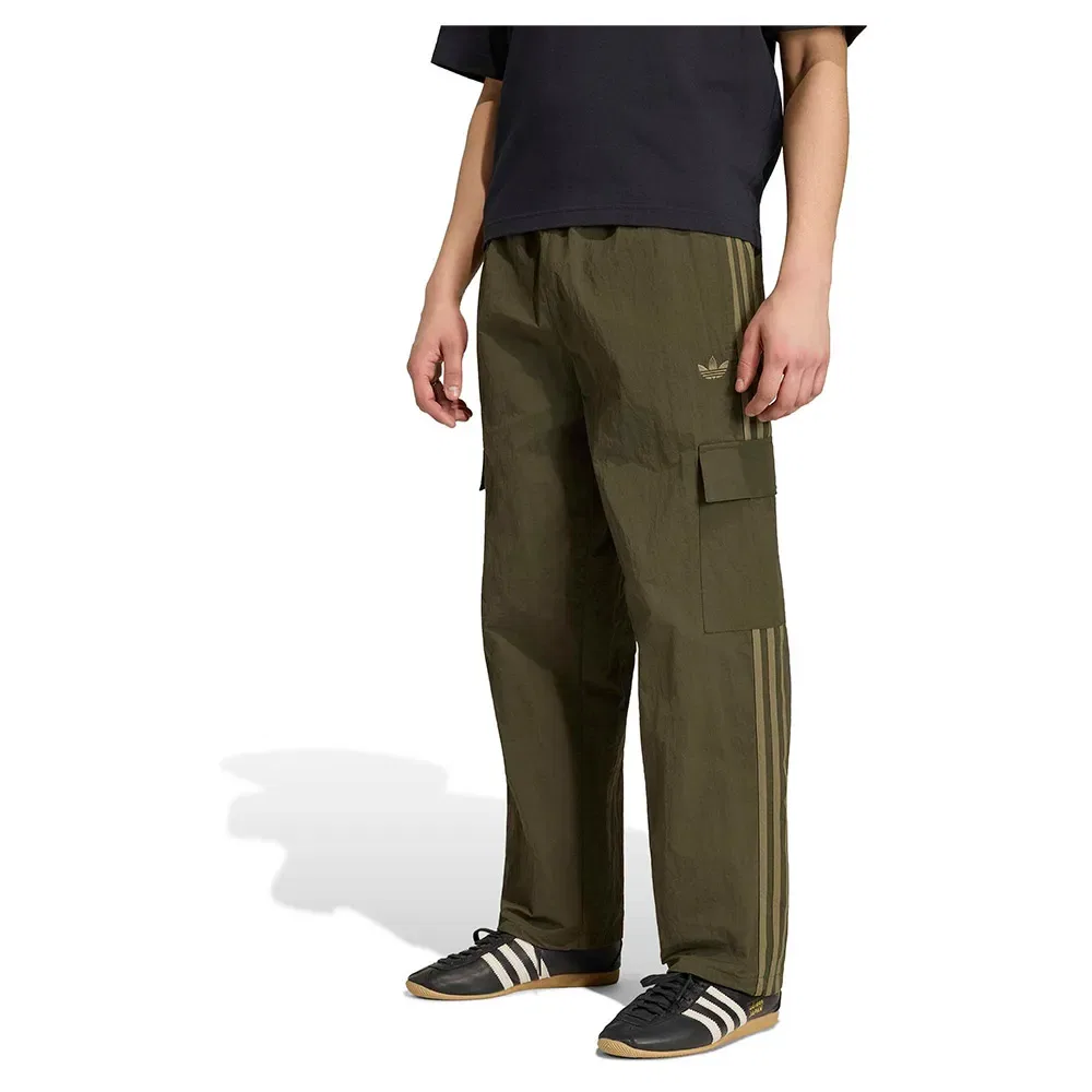 Карго брюки Adicolor Classics 3 Stripes Adidas Originals, зеленый