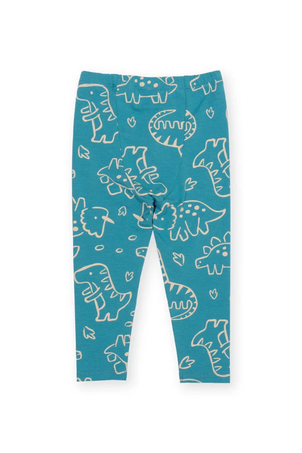 Детские леггинсы с принтом Doodle Dino Kite, Blue — фото 4