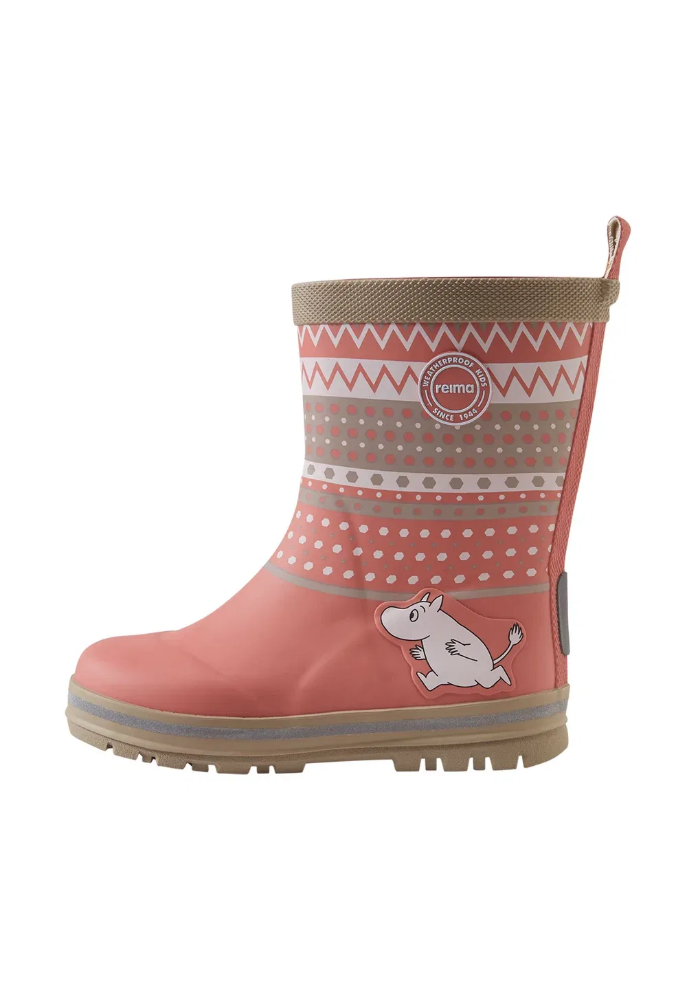 Резиновые сапоги Moomin Magisk унисекс - сапоги-резинки Reima, Rose Blush — фото 2