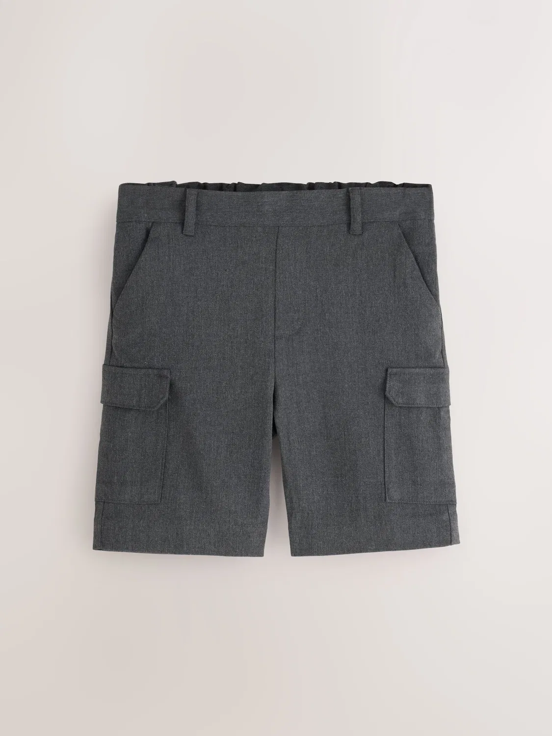 Шорты карго с застежкой на пуговицы, 2 пары Clarks, серые — фото 2