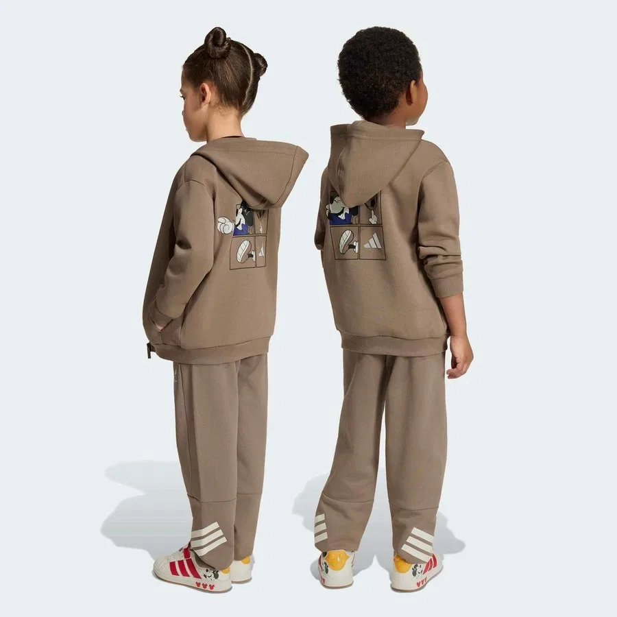 Детские спортивные штаны adidas Disney Mickey Mouse, Кремовый — фото 2