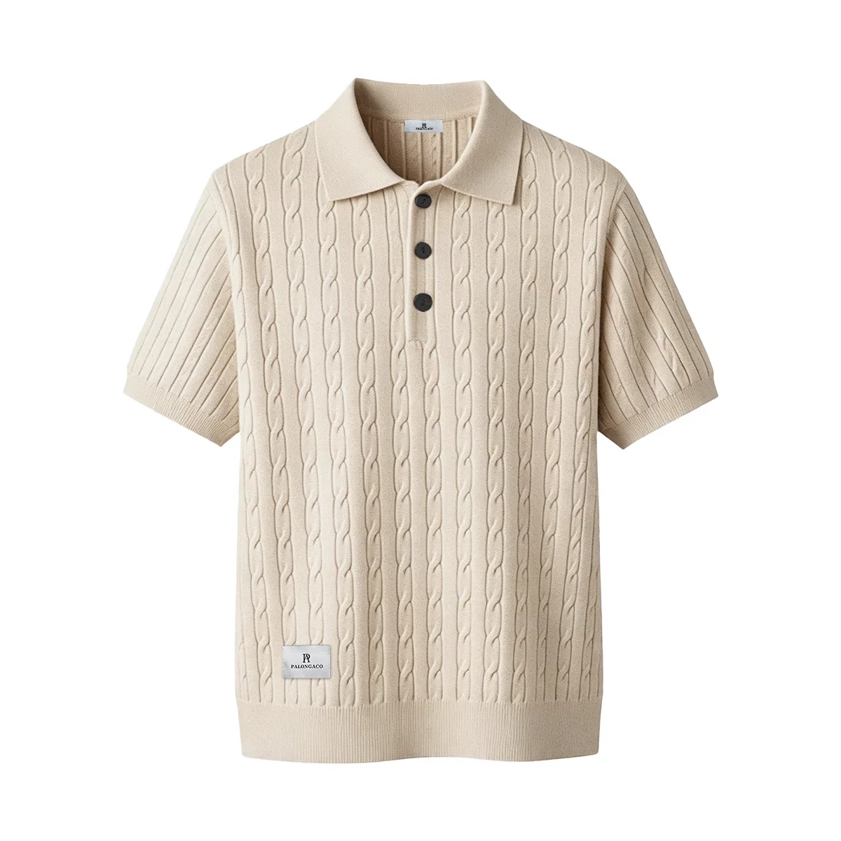 Детский вязаный кардиган с лацканом Knitwear Unisex Lapel Moderate PAL ONGACO, Khaki
