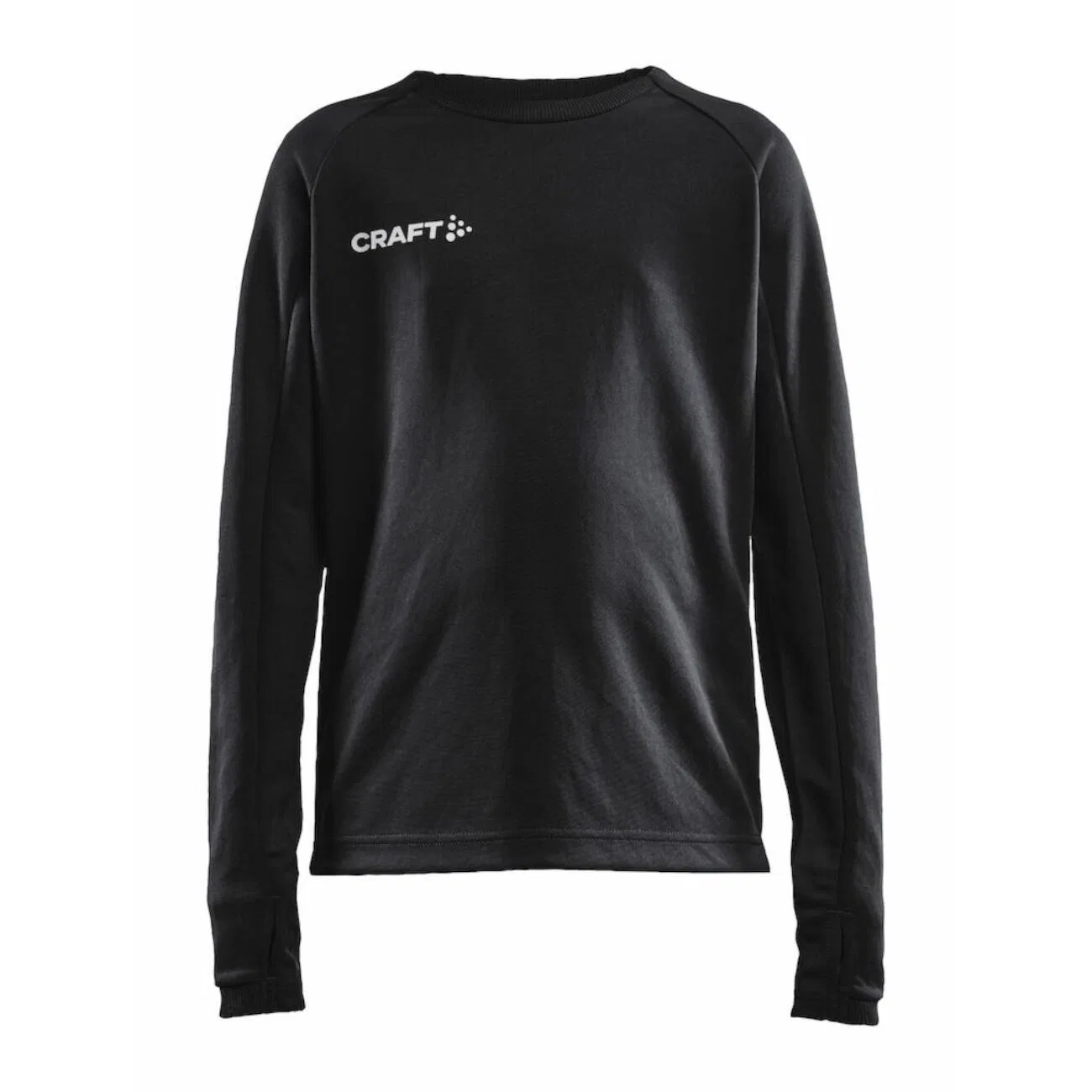 Детский лонгслив с длинным рукавом Evolve Crew Neck Jr Craft, Schwarz