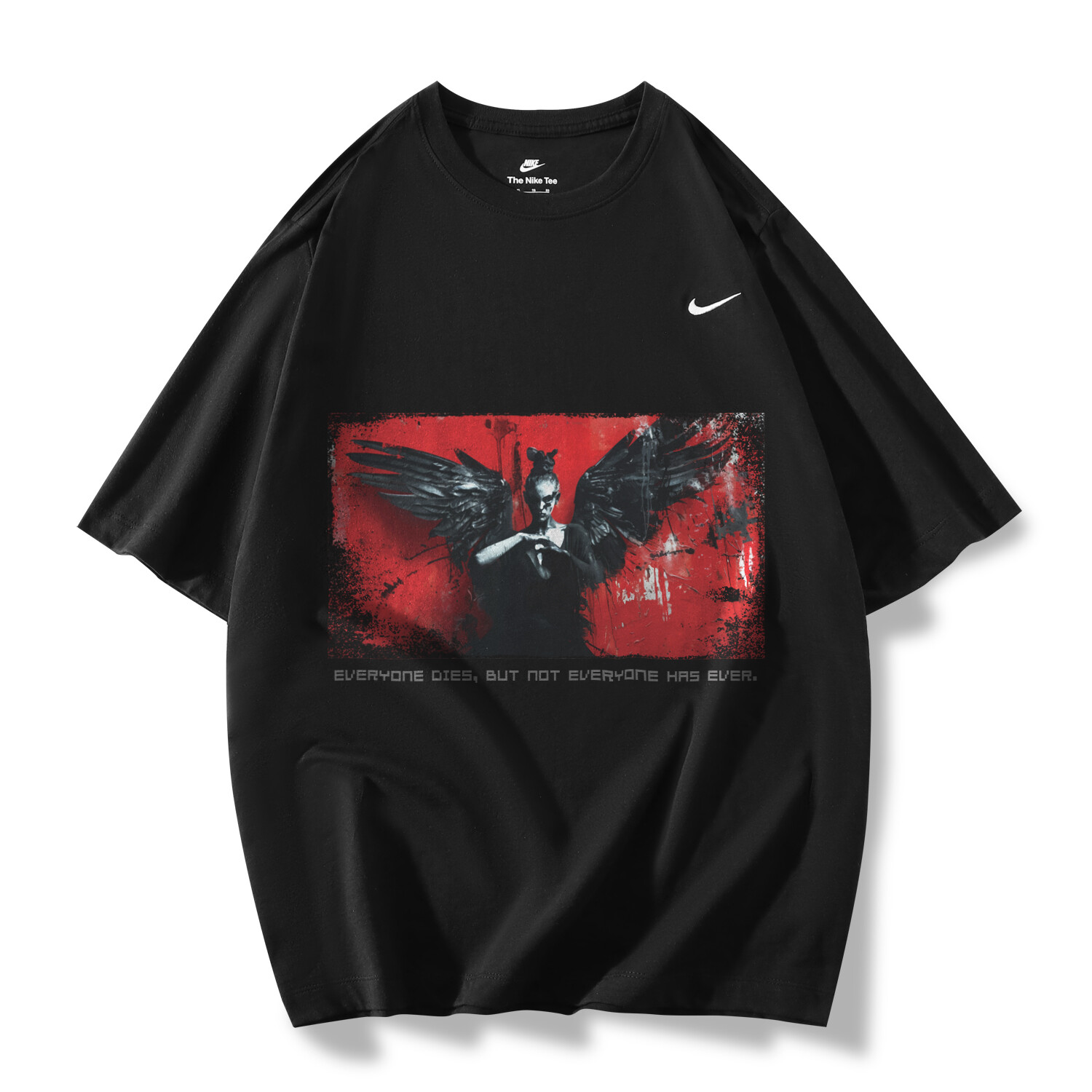 

Футболка унисекс черная Nike, черный