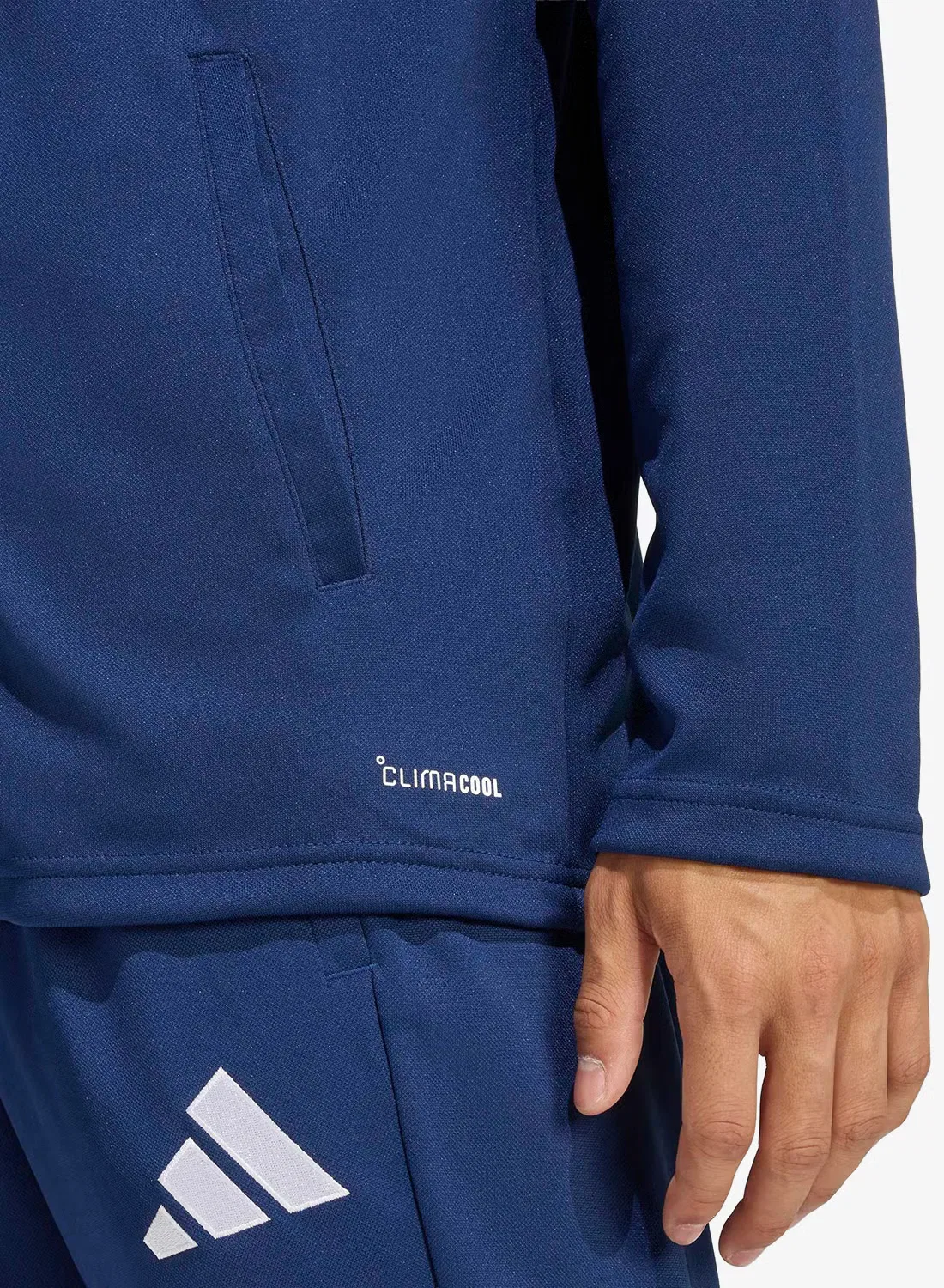 Худи на молнии Ent26 tk jkt Adidas, темно-синий — фото 4