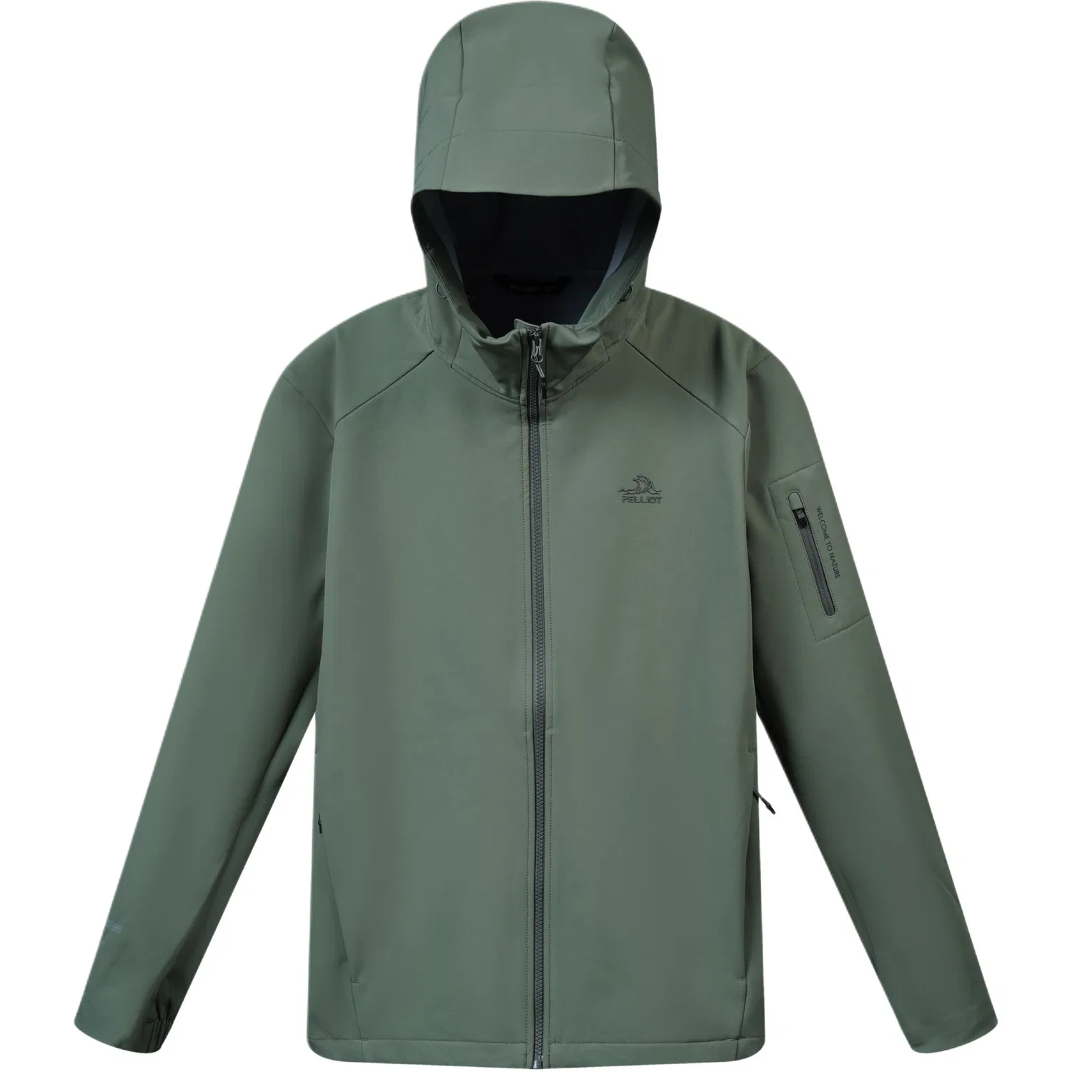 Детская куртка из софтшелла PELLIOT, Gray Lake Green