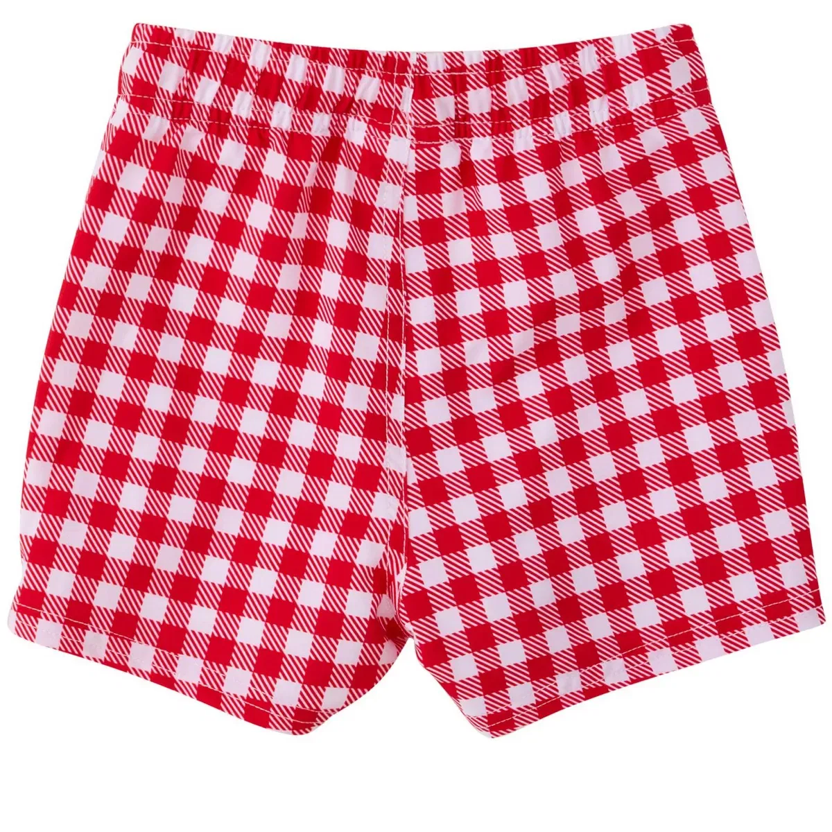 Детские плавки с принтом RuggedButts, Vintage Red Gingham — фото 2