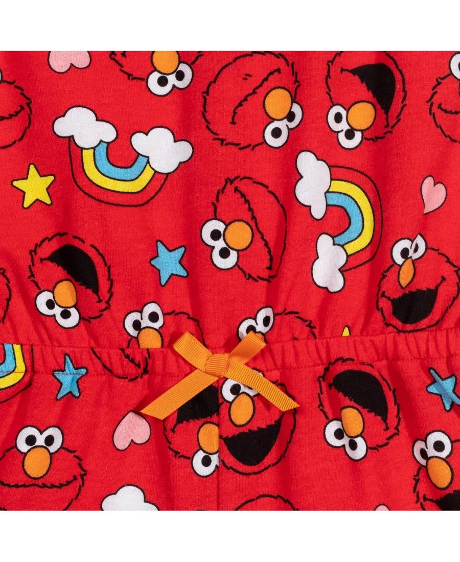 Боди-комбинезон без рукавов с принтом Elmo Sesame Street, Elmo Red — фото 3