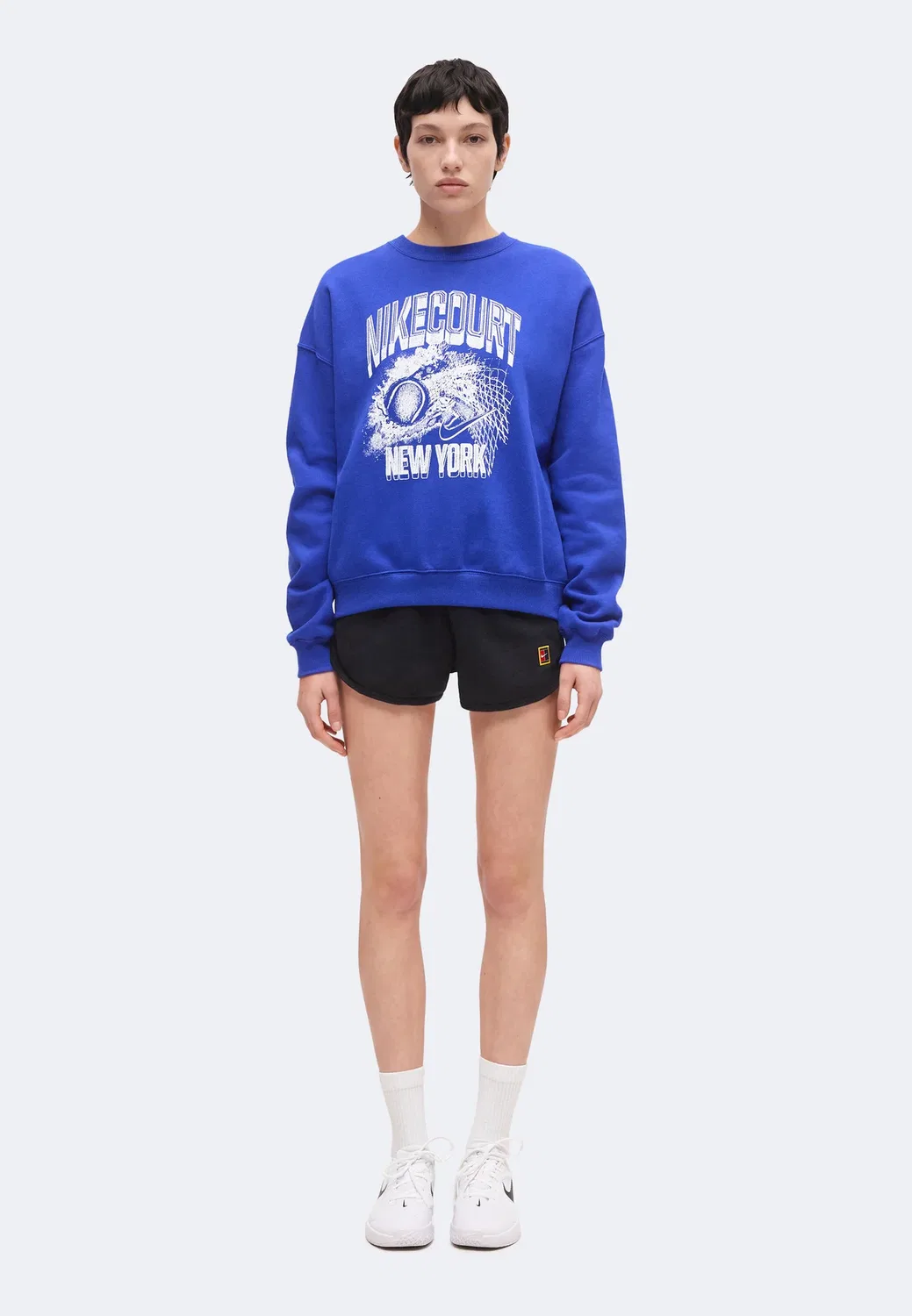 Толстовка Nike Performance, Old Royal/White — фото 2