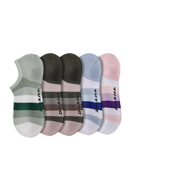 Детские носки-невидимки с длинным рукавом, набор из 5 пар, Dickies, Aqua Green/Army Green/Royal Blue/Light Pink