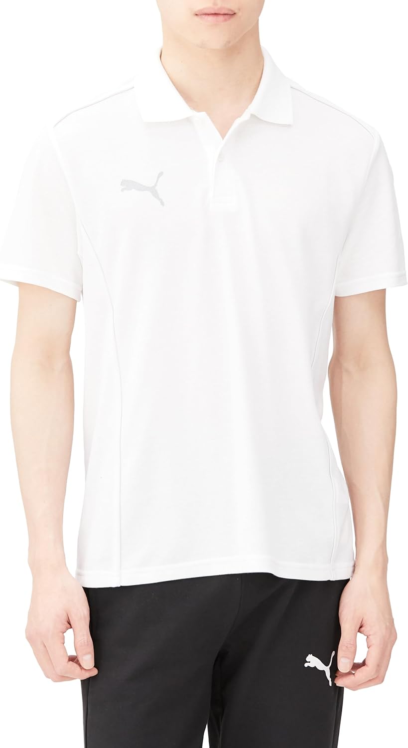 

Мужская повседневная рубашка-поло PUMA TeamFINAL (659339) для футбола, футбола, клубных и командных тренировок, белый/серебряный