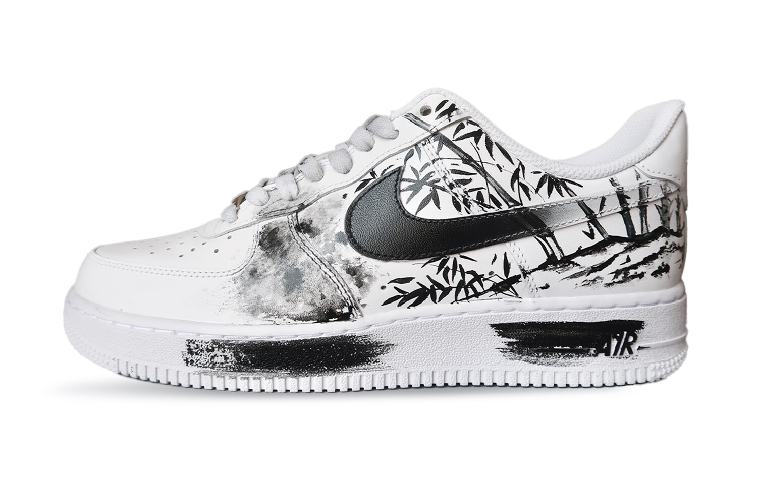 

Кроссовки Nike Air Force 1 Skateboarding Shoes Men Low-top Black/White, белый