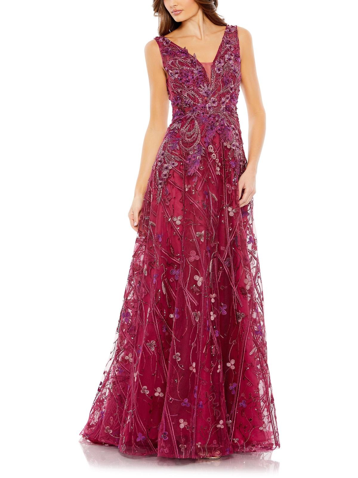 

Женское вечернее платье с декором «Иллюзия» Ieena for Mac Duggal