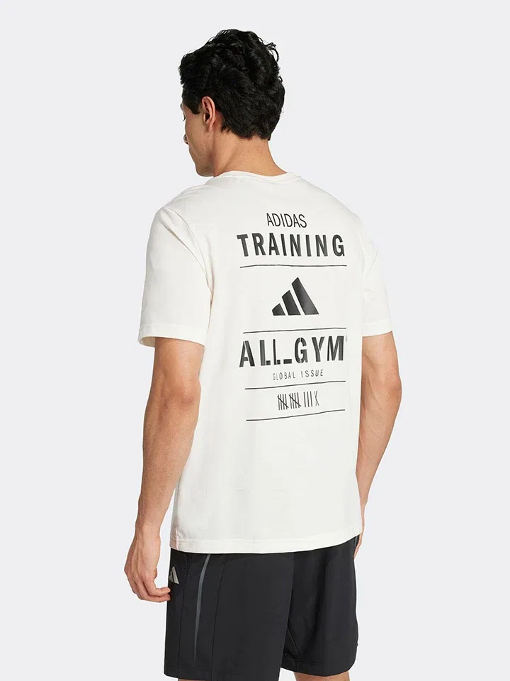 Мужская функциональная футболка adidas, White — фото 2