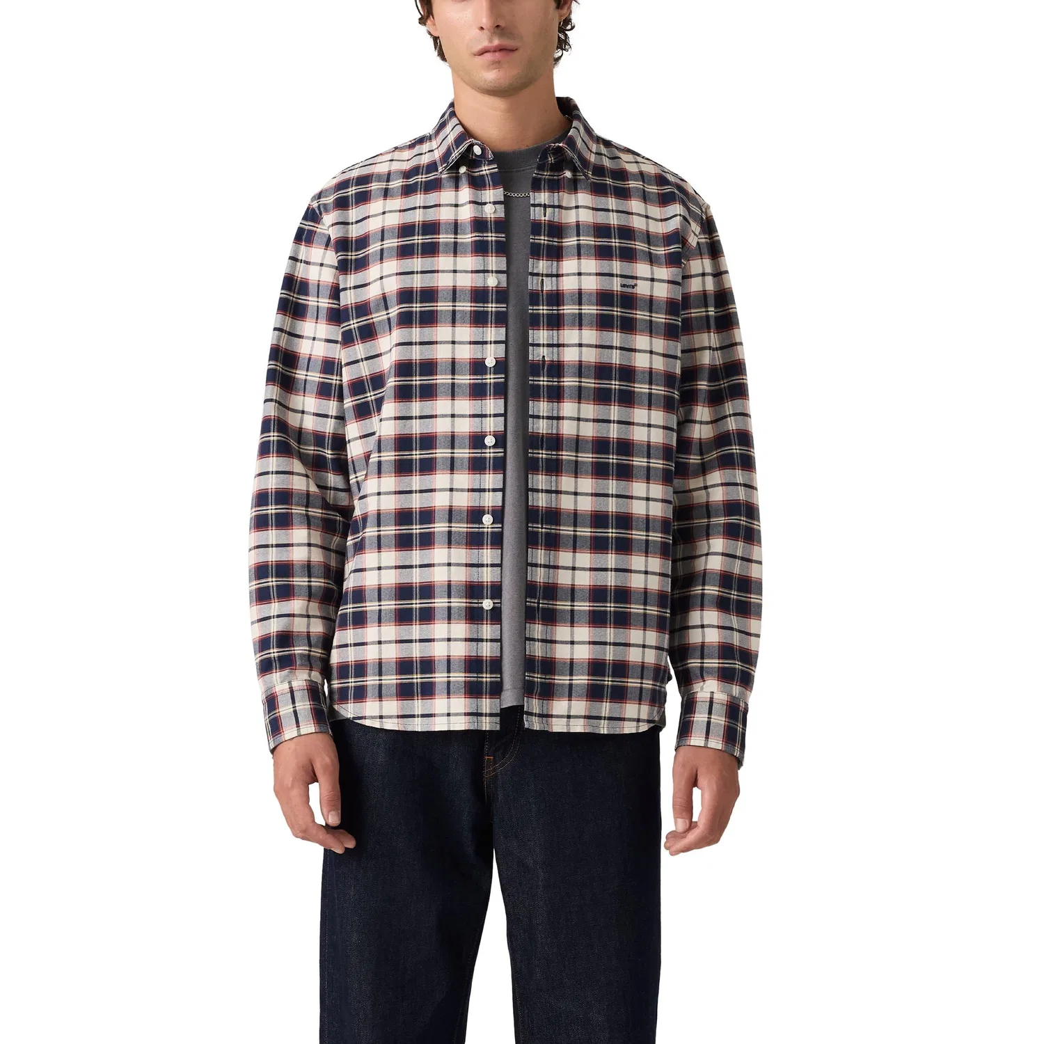 Мужская рубашка с длинным рукавом Levi's, Atila Bl Plaid Dress