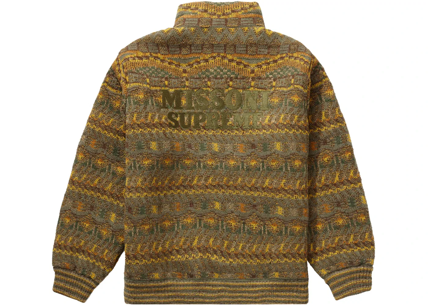 Мужская куртка Missoni Reversible Knit Jacket Supreme, Olive — фото 2