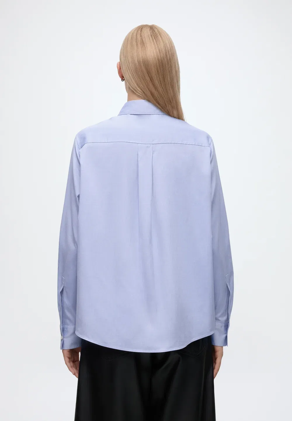 Байсана - блузка на пуговицах Boss, Light Pastel Purple — фото 3