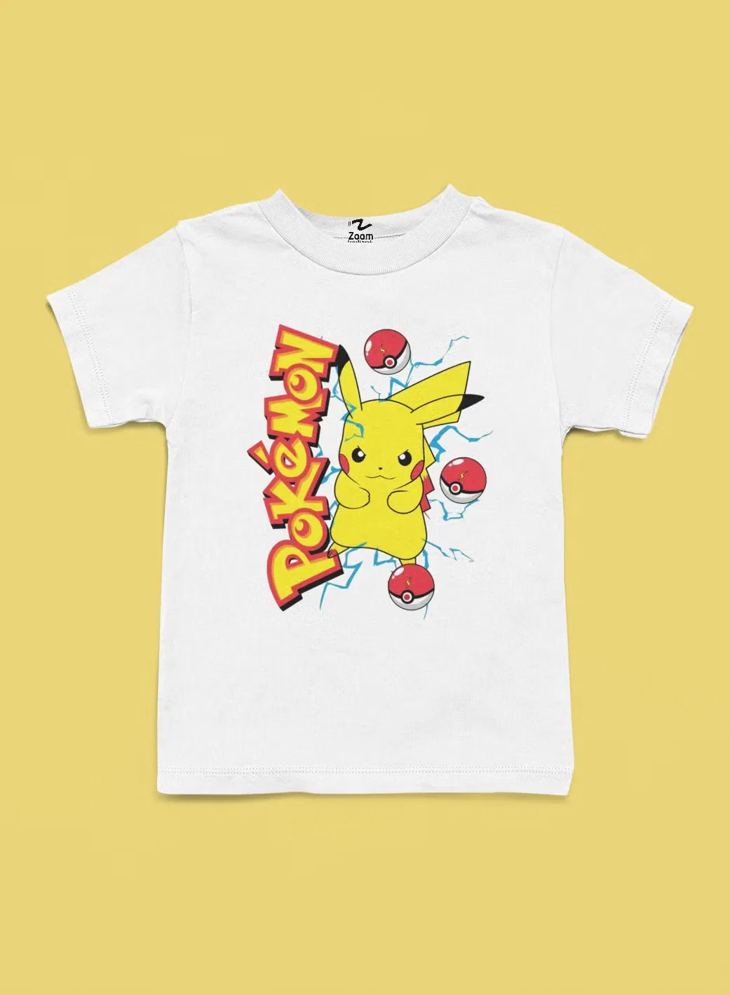 Футболка с принтом Pokémon Volt Effect Zoom, белый