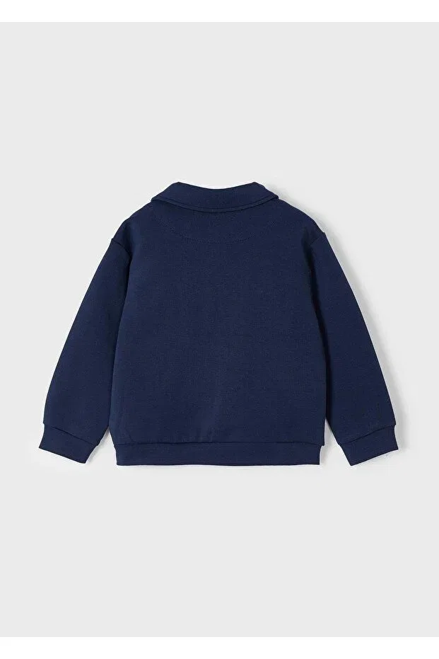 Детский кардиган для мальчиков на молнии Mayoral, Navy Blue — фото 3