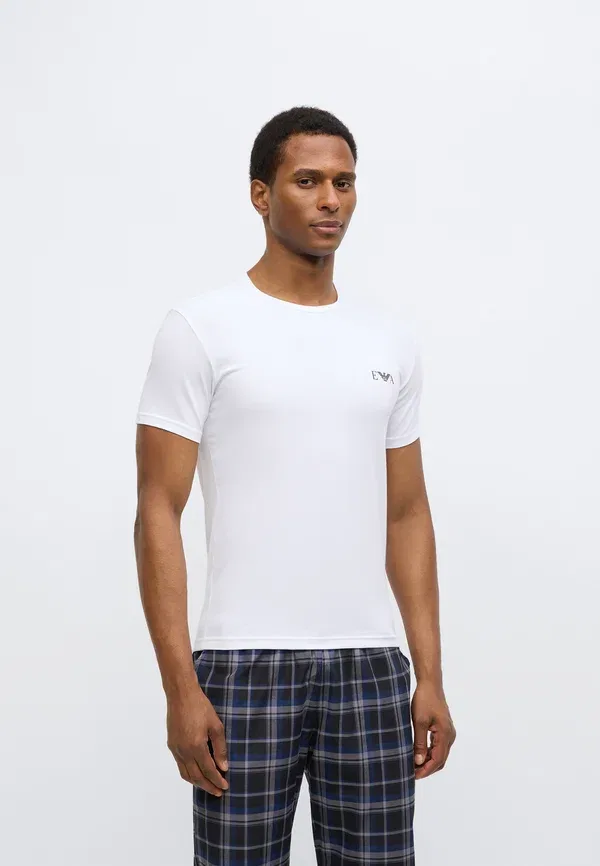 Комплект из двух маек с круглым вырезом Parte alta - нижнее белье Emporio Armani, белый — фото 4