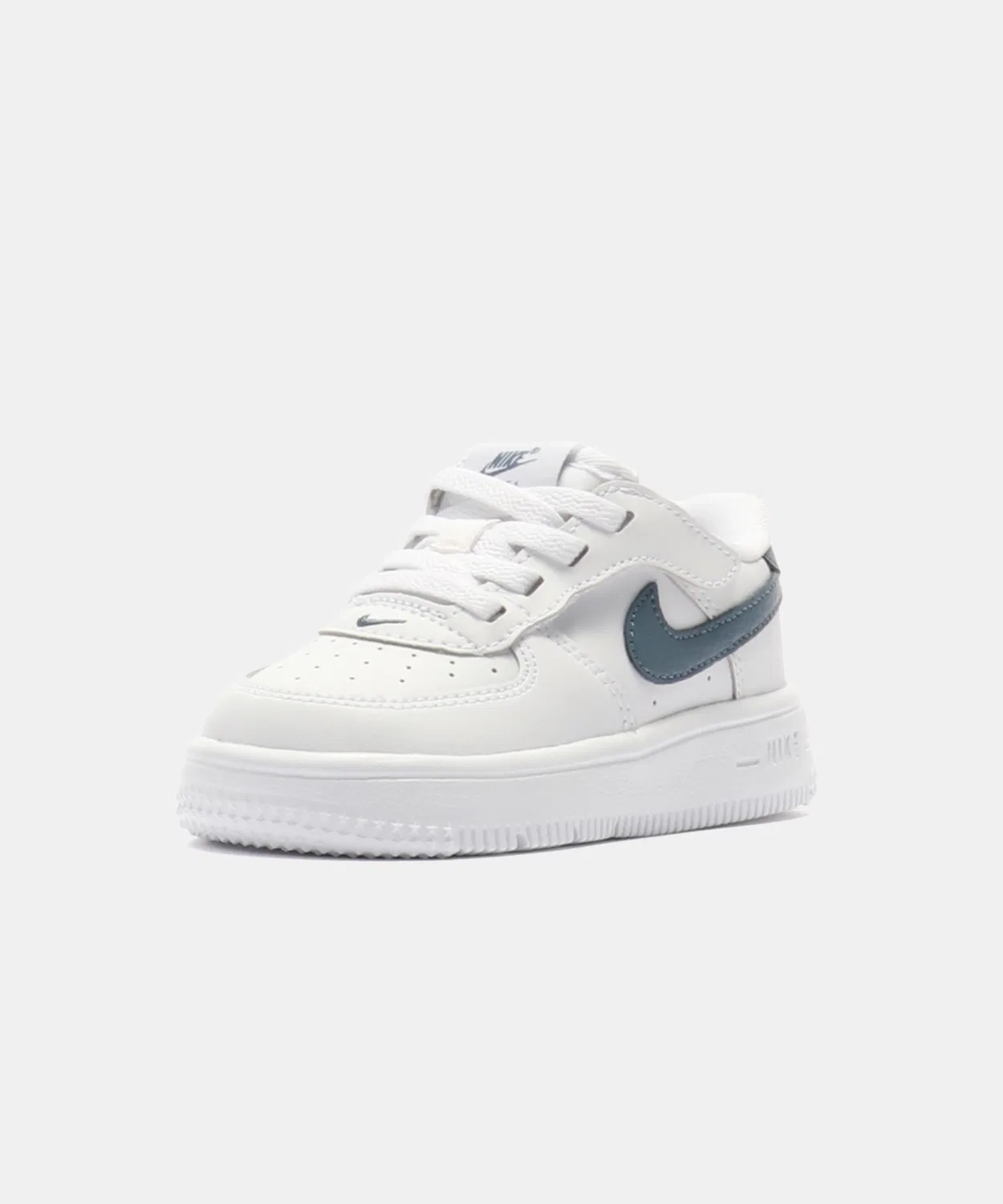 Детские кроссовки с липучкой NIKE FORCE 1 LOW EASYON BT, Белый — фото 2