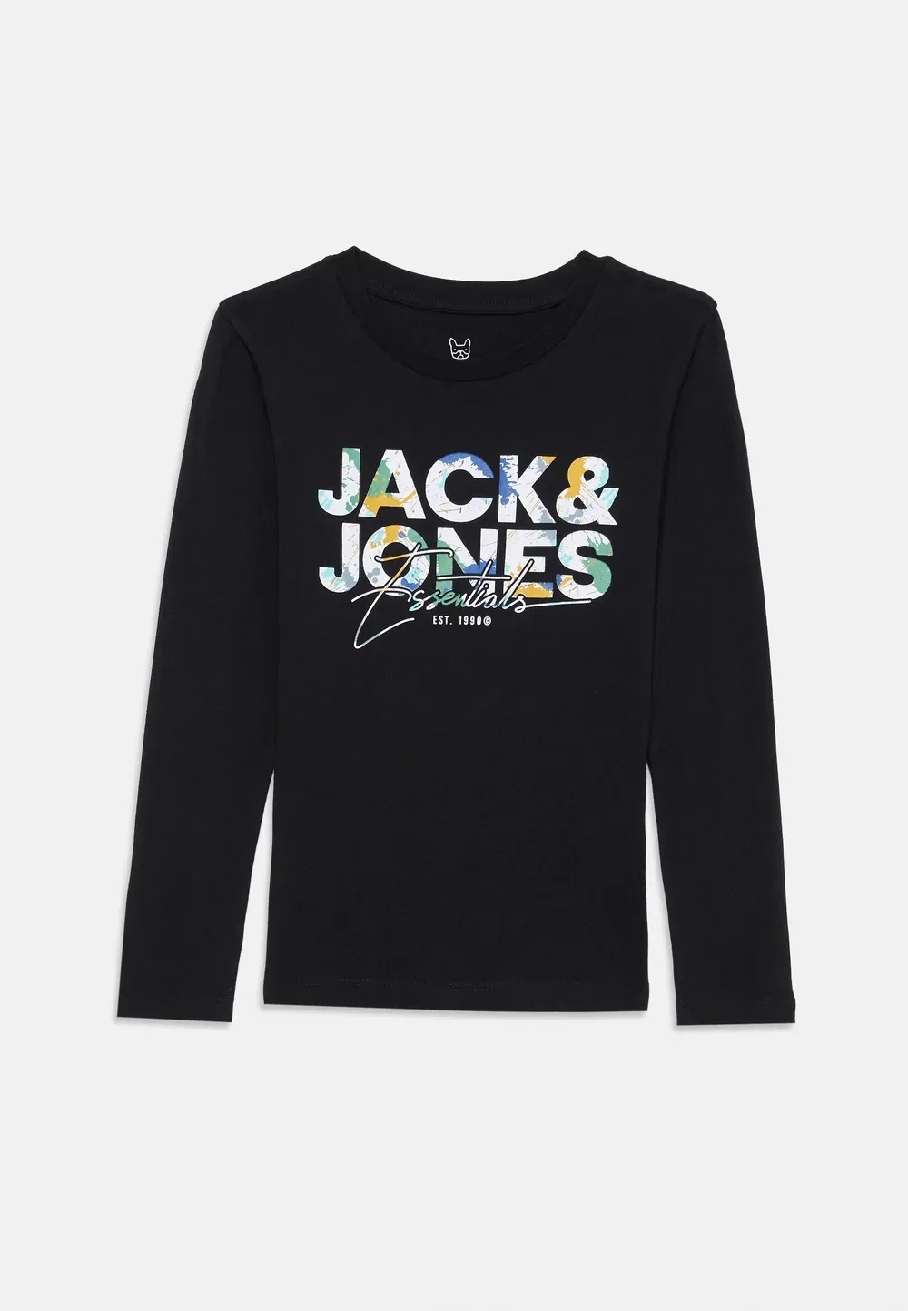 Комплект из двух футболок с круглым вырезом Jjgeplas с длинными рукавами Jack & Jones Junior, Sky Captain/Black — фото 3