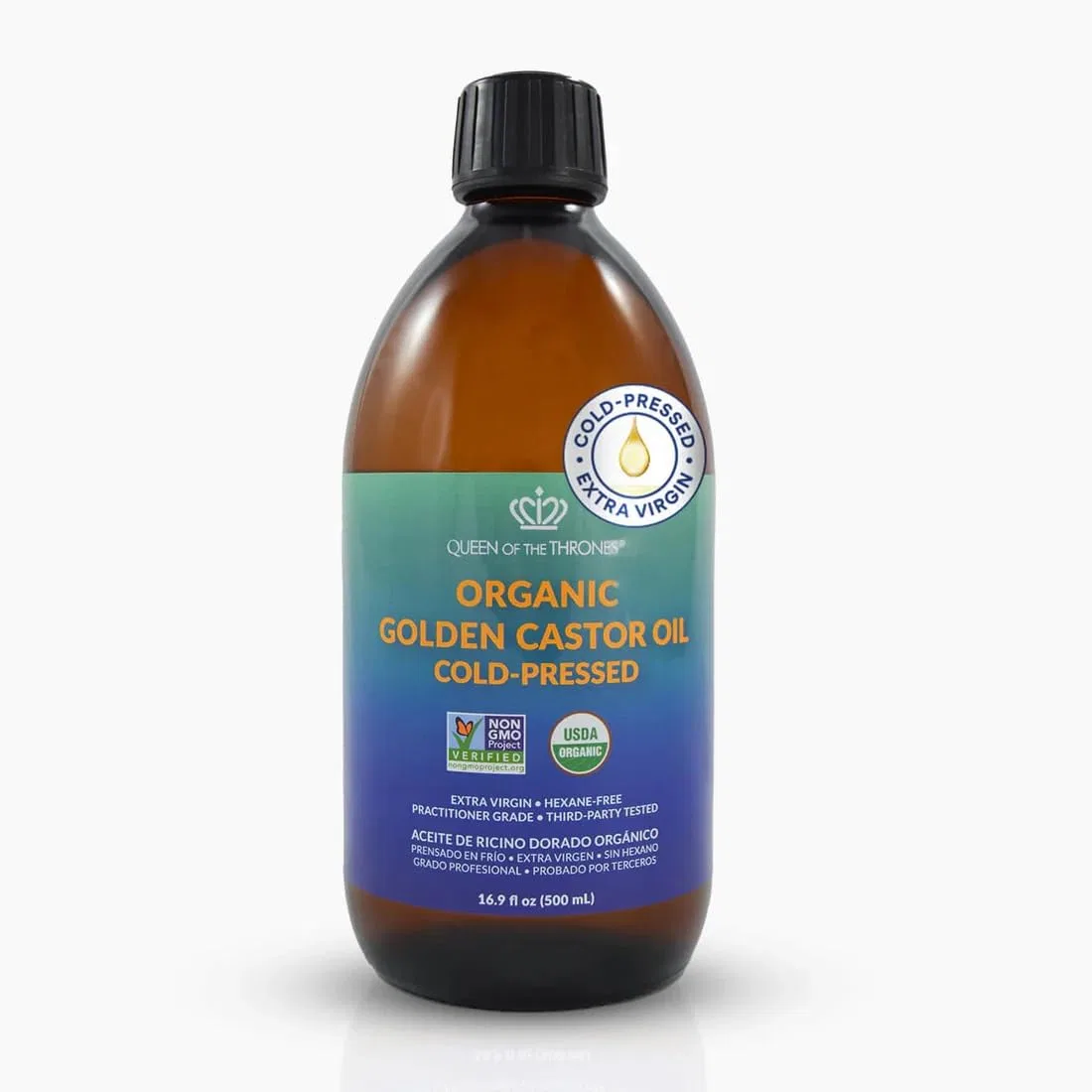 Масло для тела Organic Castor Oil, 500 мл, QUEEN OF THE THRONES
