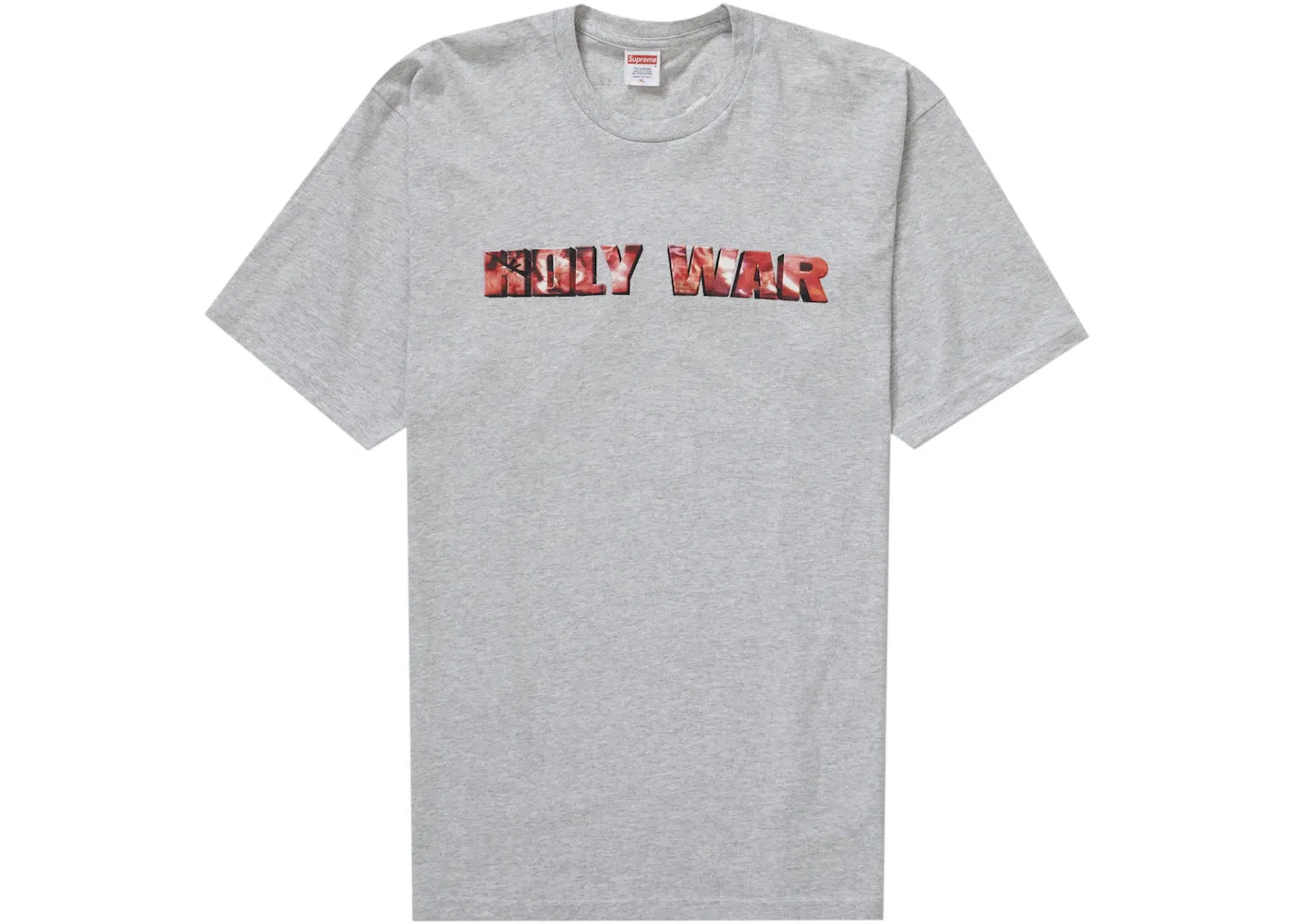 Мужская футболка Supreme Holy War Tee, Ash Grey