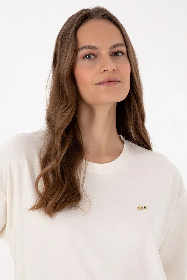 Женские свитшот с длинным рукавом U.S. Polo Assn., Nude Color — фото 2