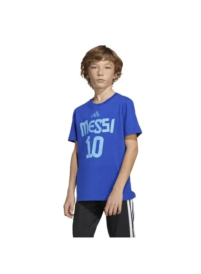 Футболка с принтом Messi name&number Adidas, синяя