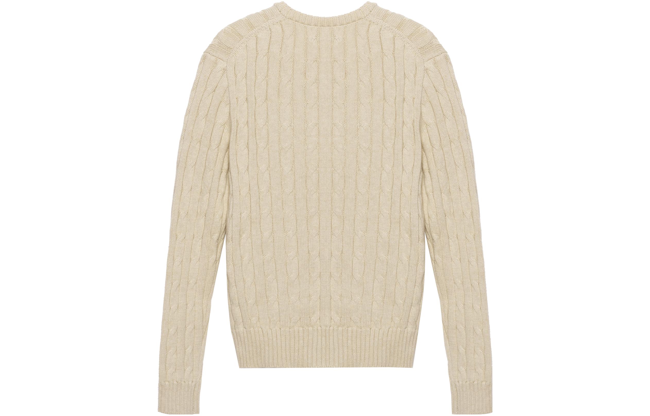 Свитер Women's Oat Polo Ralph Lauren, серовато-бежевый — фото 4