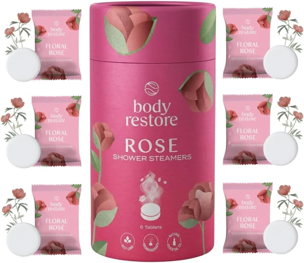 Набор из 6 бомбочек для душа Body Restore Rose Body Restore
