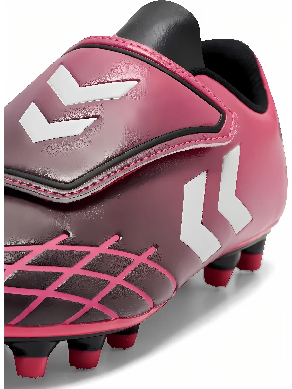 Футбольные бутсы детские Hattrick Mg Jr Hummel, розовый — фото 2